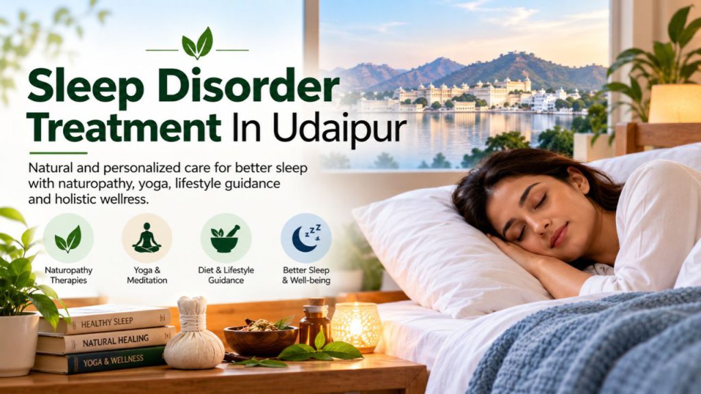 Sleep Disorder Treatment in Udaipur with naturopathy, yoga and sleep wellness guidance